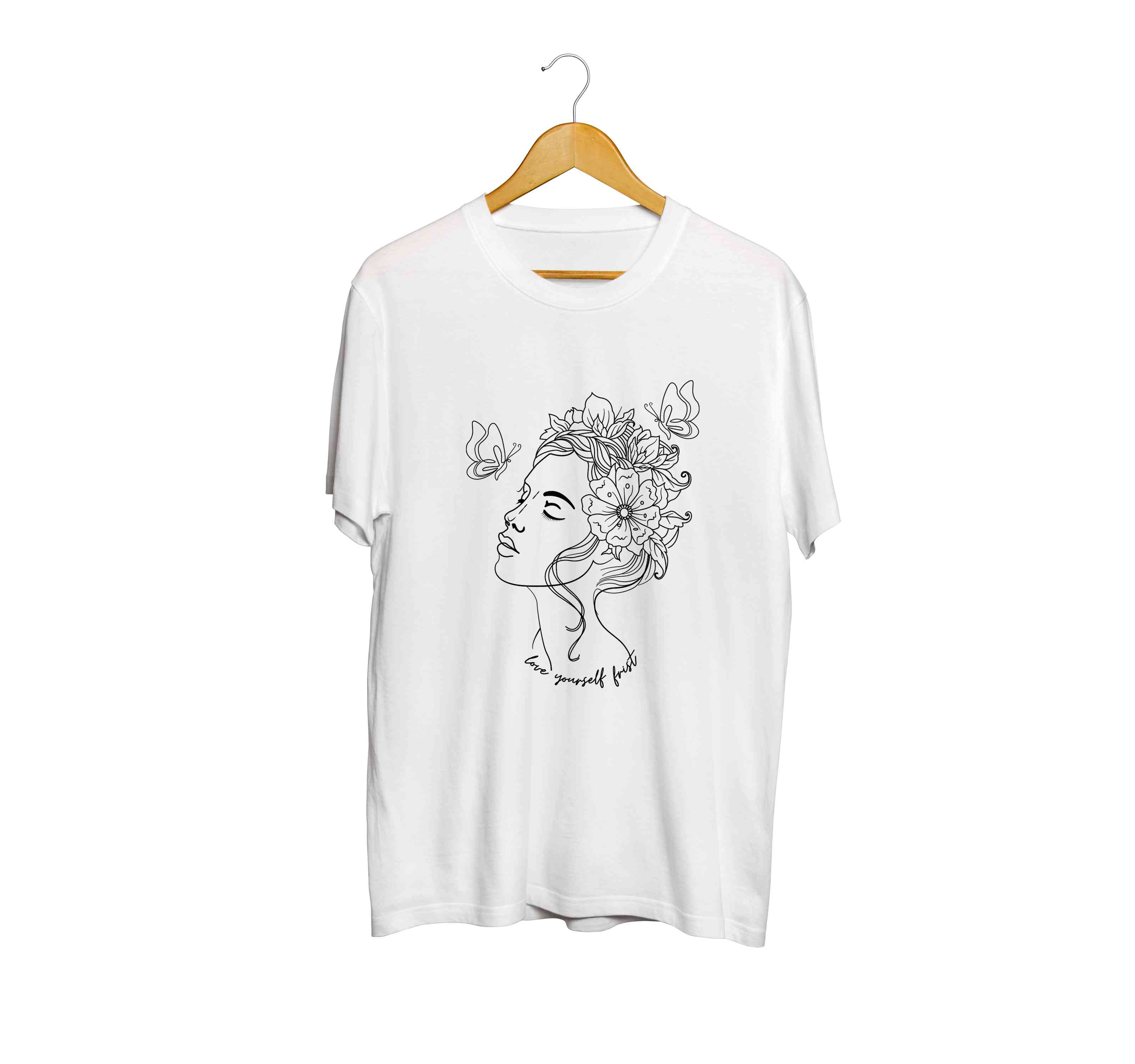 Let's create t shirt design with amazing line art style